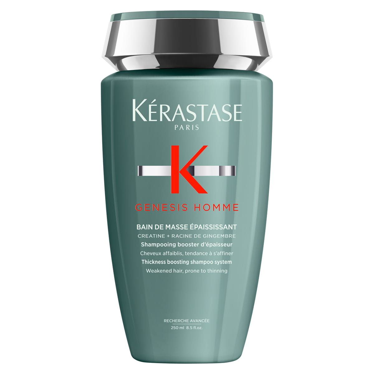 Kerastase Genesis Homme Bain de Masse Epaississant - Șampon pentru bărbați cu probleme de cădere a părului, 250 ml