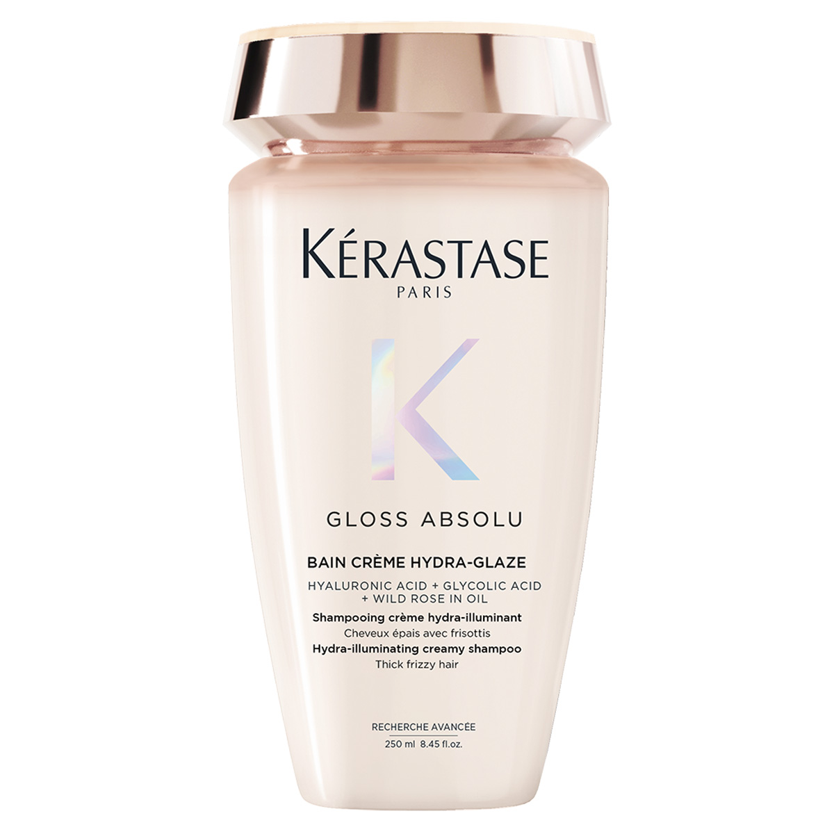 Kerastase Gloss Absolu Bain Crème Hydra-Glaze Șampon pentru păr gros, cu tendință de încâlcire, 250 ml