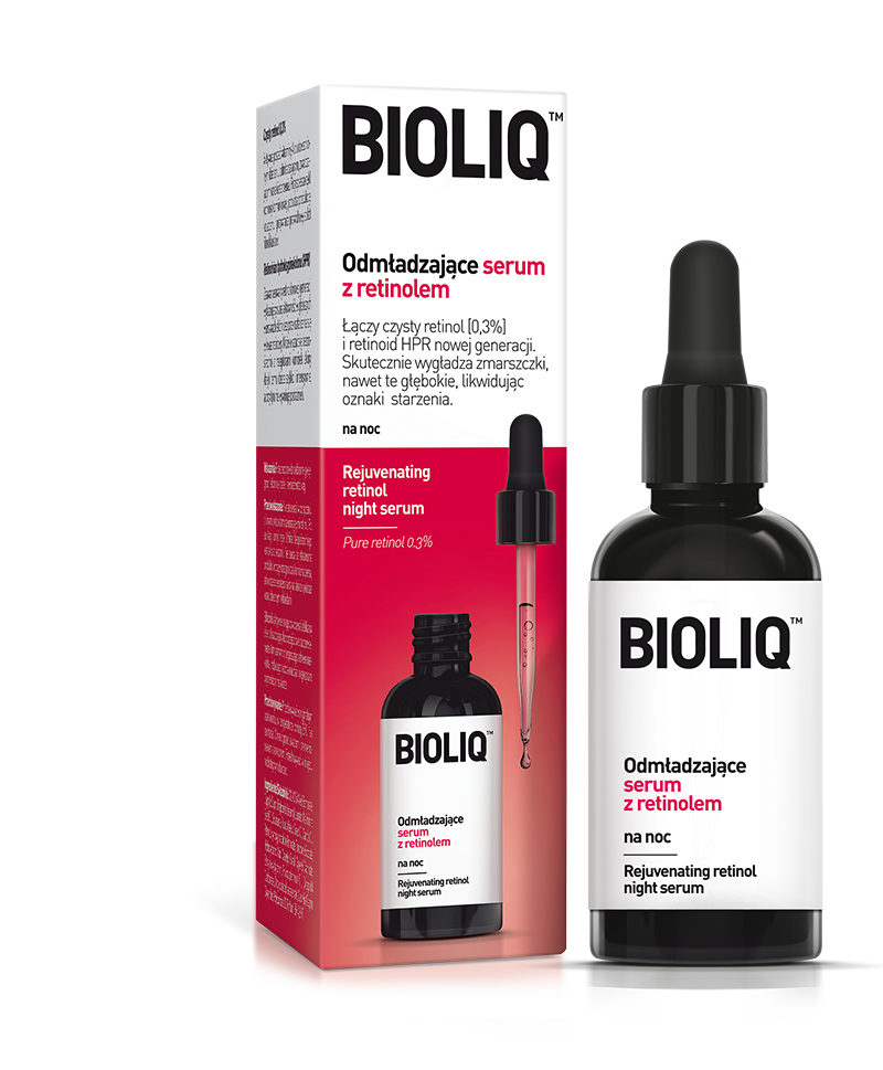 Bioliq Pro Ser de întinerire cu retinol pentru noapte 20 ml