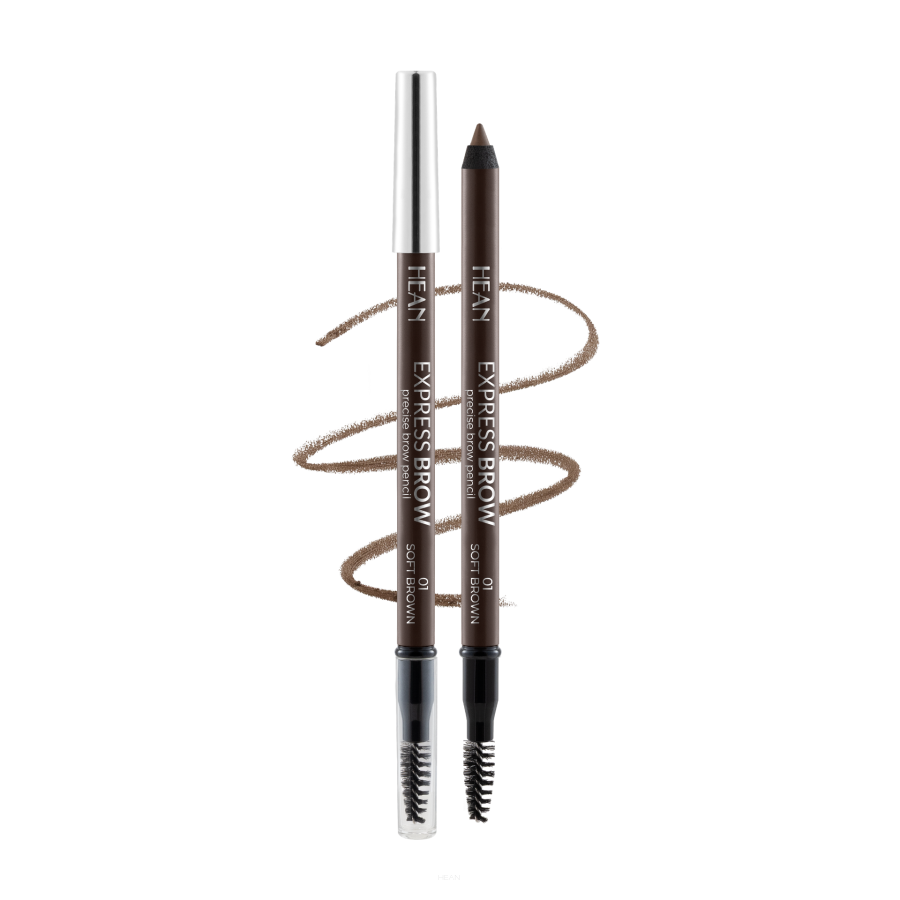 HEAN Express Brow Creion pentru sprâncene 01 Soft Brown