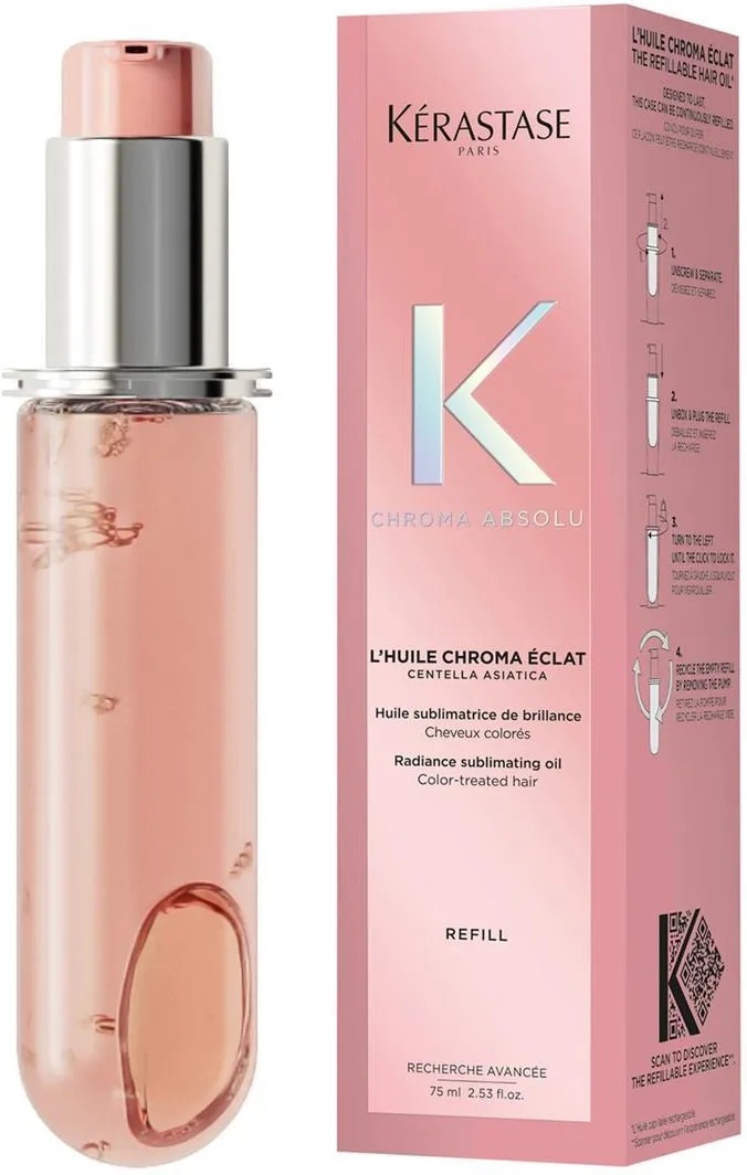 Kerastase Chroma Absolu Refillable Ulei iluminator pentru părul vopsit, reumplere 75 ml