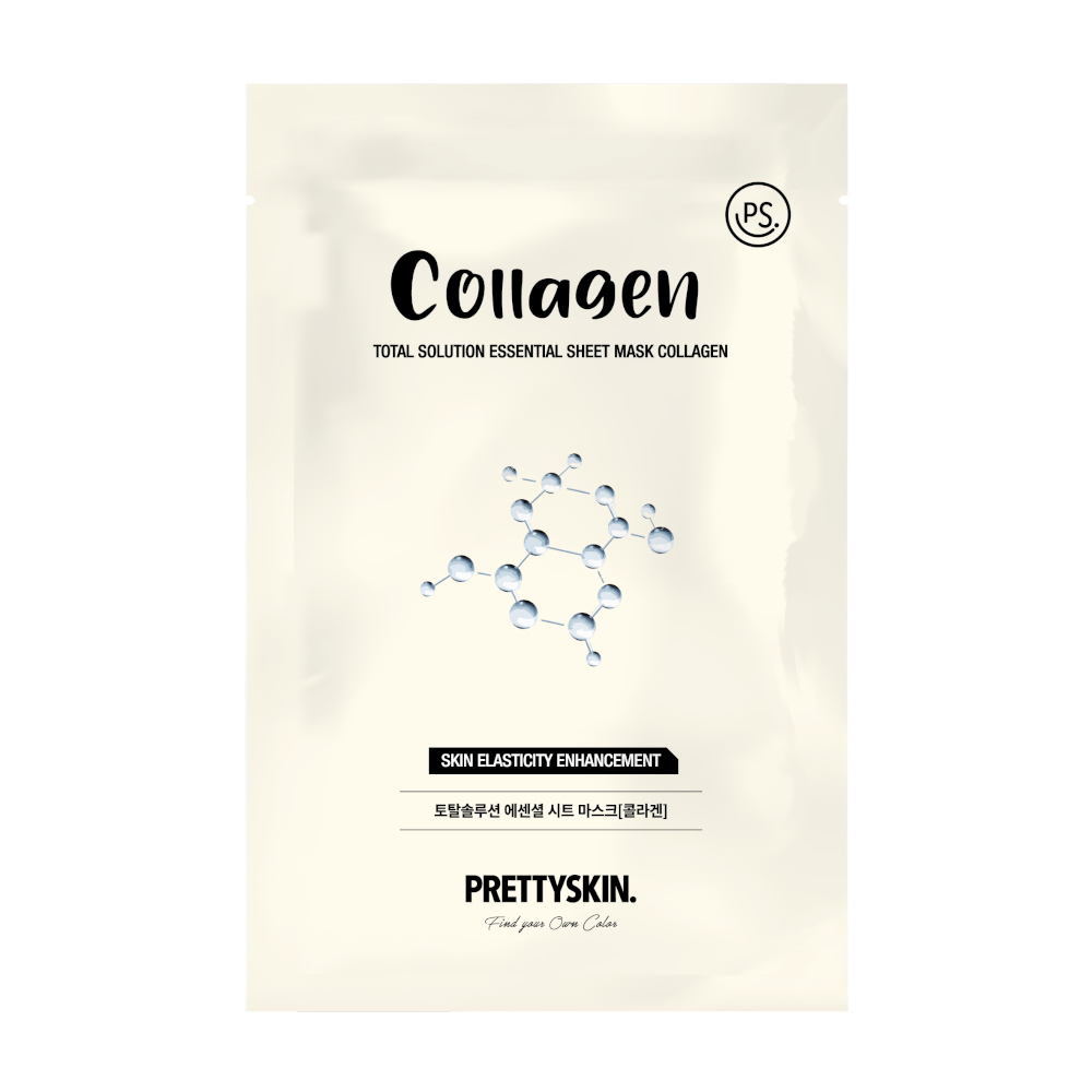 Prettyskin. Mască de față netezitoare sub formă de folie cu colagen
