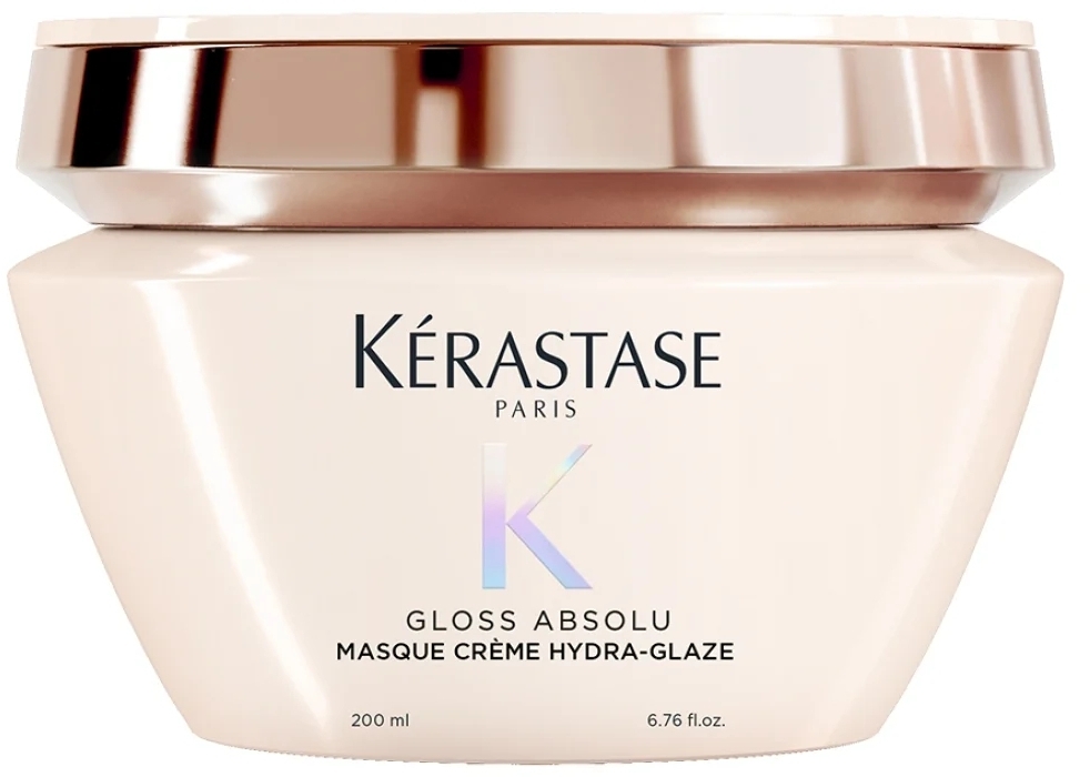 Kerastase Gloss Absolu CrEme Hydra-Glaze - Mască hidratantă și netezitoare pentru părul gros, cu tendință de încâlcire, 200 ml