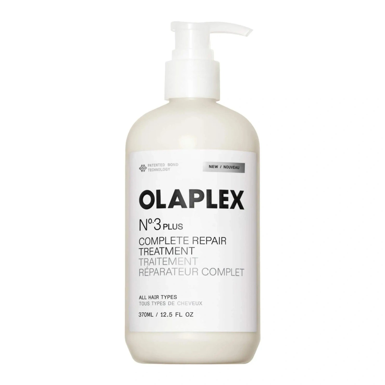 Olaplex No.3 Plus Complete Repair Treatment - Tratament regenerator de trei minute pentru părul deteriorat, 370 ml