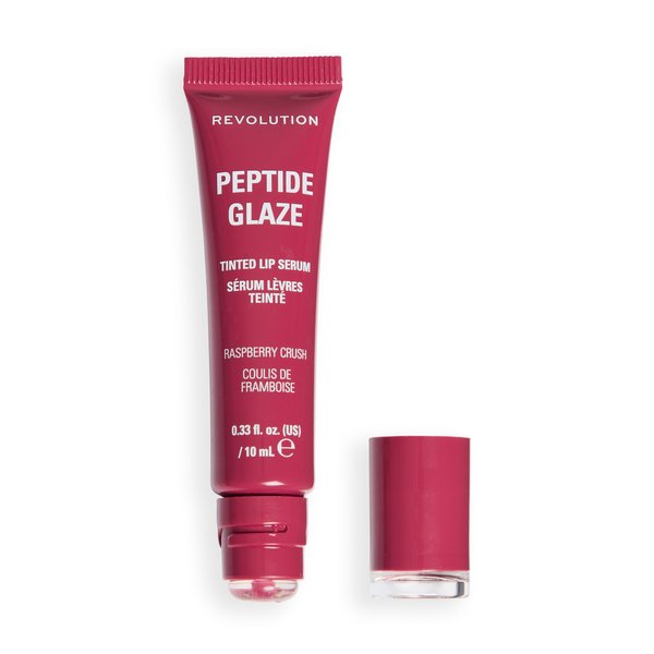 Makeup Revolution Peptide Glaze Ser colorat pentru buze Raspberry Crush