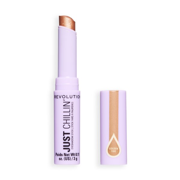 Makeup Revolution Just Chillin Fard de pleoape în stick Golden Tide