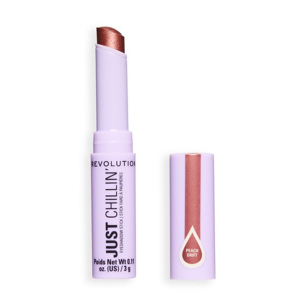 Makeup Revolution Just Chillin Fard de pleoape în stick Peach Drift