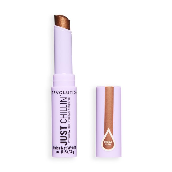 Makeup Revolution Just Chillin Fard de pleoape în stick Bronze Flow