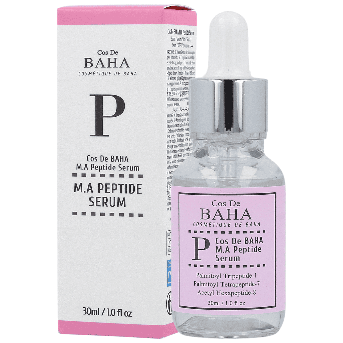 Cos De BAHA P Ser pentru față cu peptide 30 ml