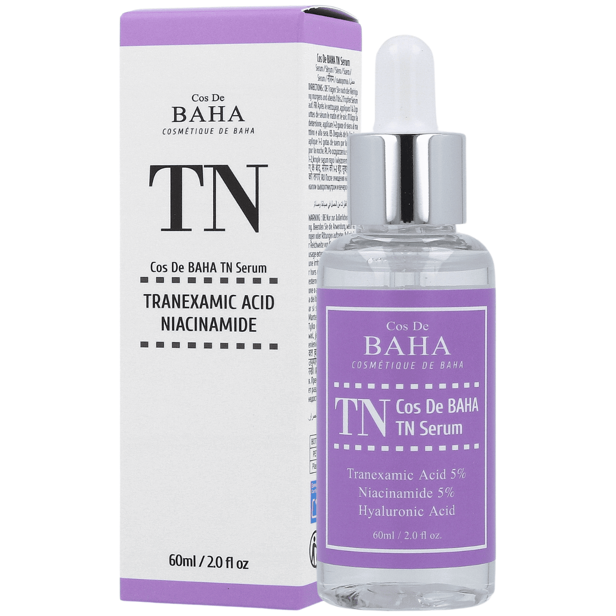 Cos De BAHA TN Ser pentru față cu niacinamidă și acid tranexamic 60 ml