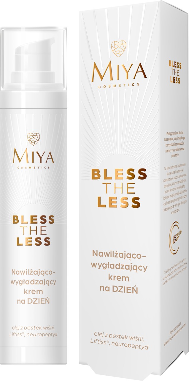 MIYA Bless The Less Cremă hidratantă și netezitoare de zi 50 ml