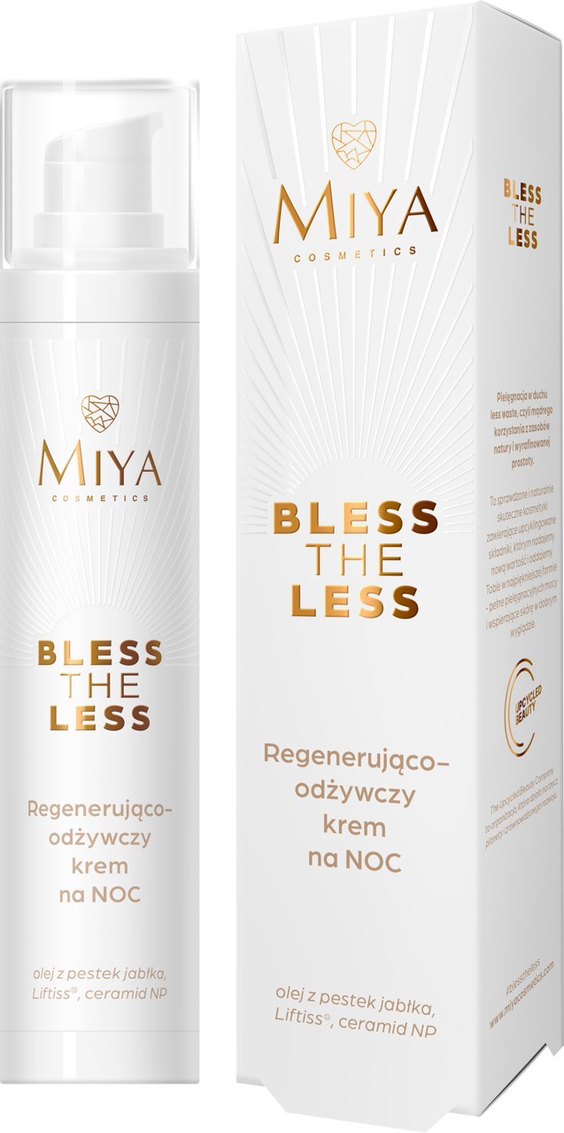 MIYA Bless The Less Cremă de noapte regenerantă și hrănitoare 50 ml