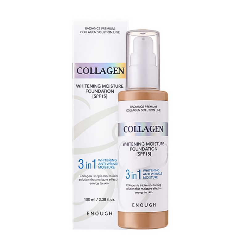 Enough Collagen Fond de ten iluminator cu colagen și filtru SPF 15 23