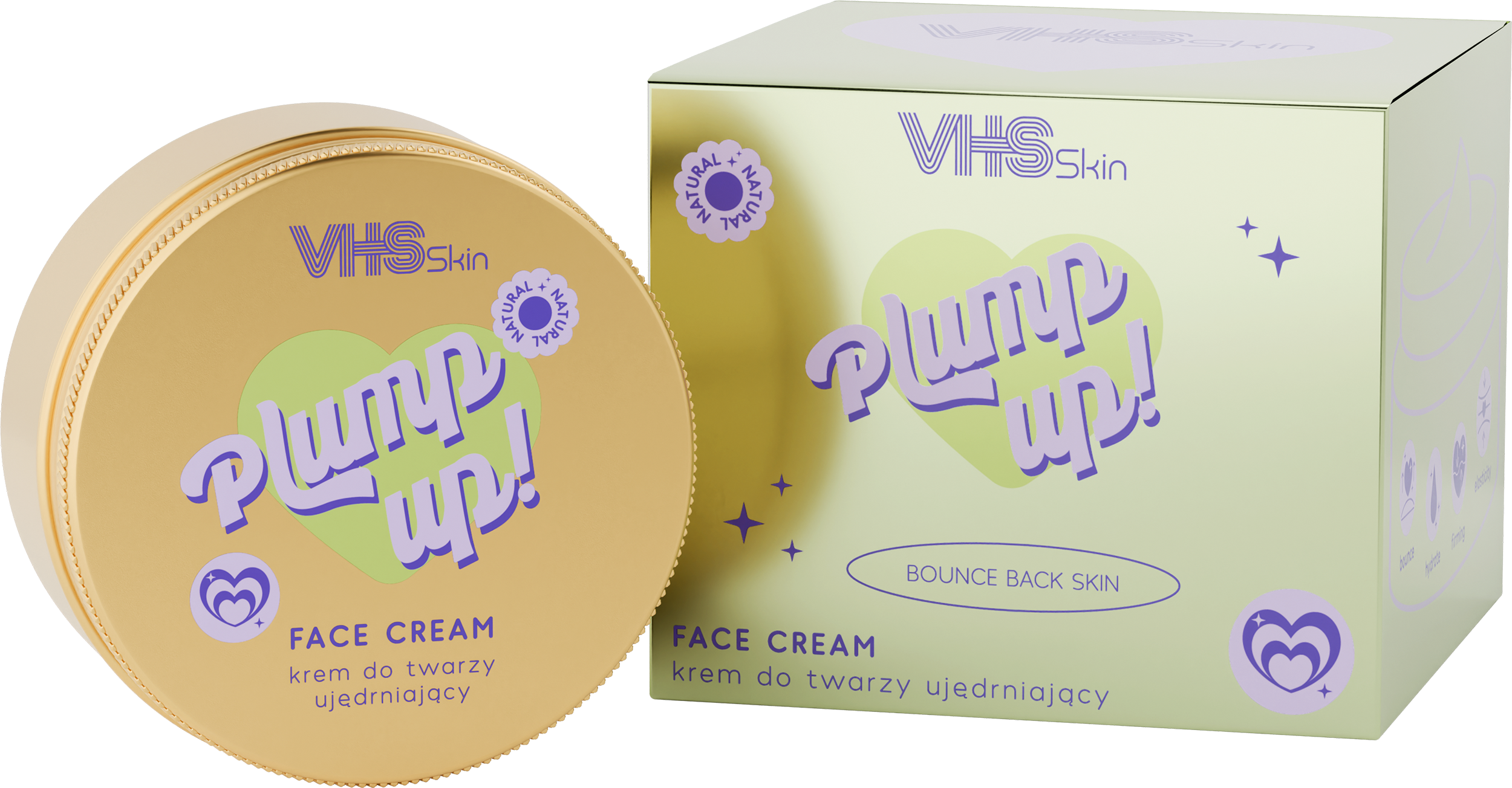 VHS Skin Plump Up! Cremă tonifiantă pentru față 40 ml