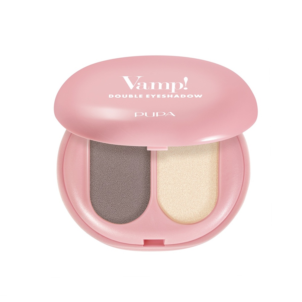 PUPA Milano Vamp! Double Eyeshadow Farduri de pleoape 008 Cream Taupe