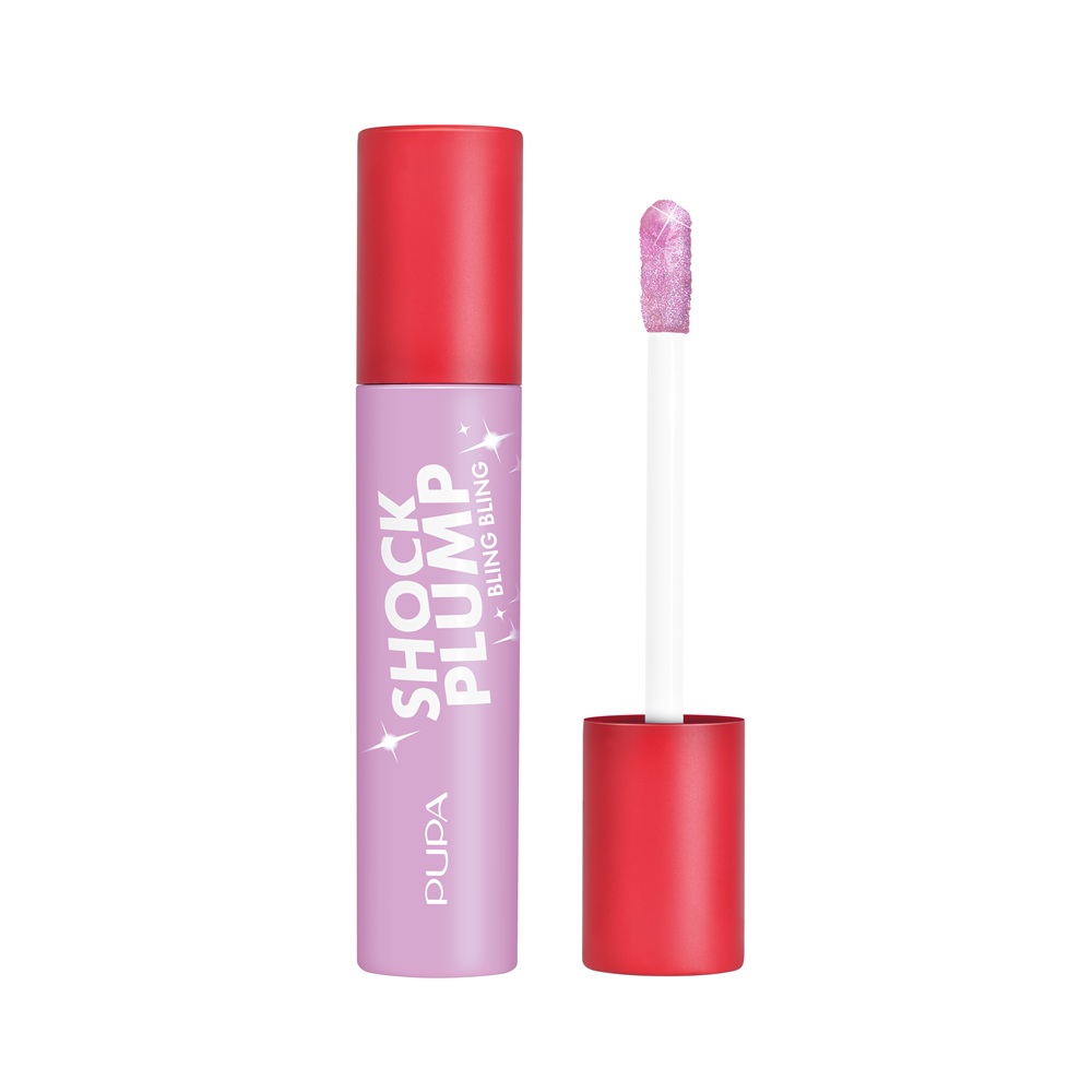 PUPA Milano Shock Plump Bling Bling - Luciu de buze pentru mărirea buzelor cu particule strălucitoare 011 Fancy Diamond