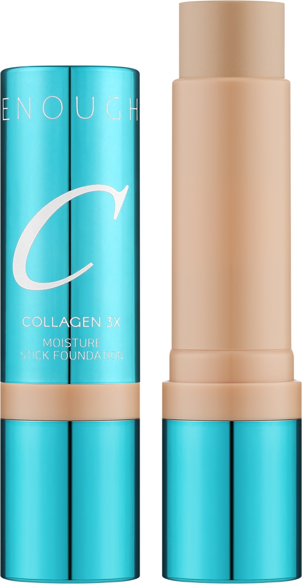 Enough Collagen 3X Fond de ten sub formă de stick cu triplu colagen și filtru SPF50+ PA++++ 21N