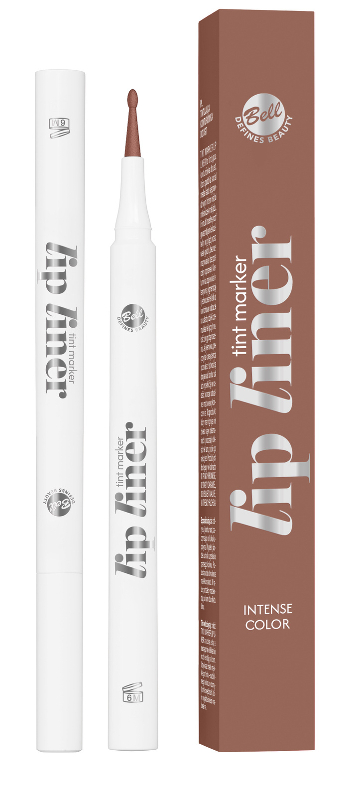 Bell Tint Marker Lip Liner - Creion de contur pentru buze cu efect de colorare 02 Tasty Caramel