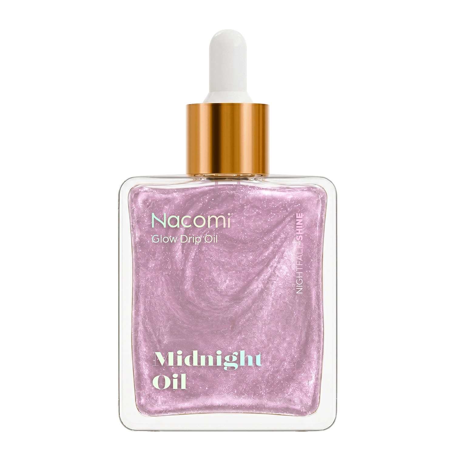 Nacomi Glow Drip Oil - Ulei iluminator pentru corp Midnight Oil 50 ml