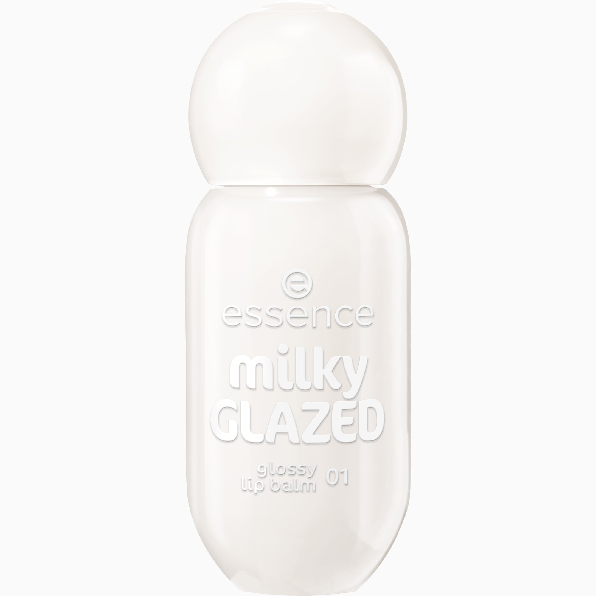 Essence Milky Glazed Balsam strălucitor pentru buze 01 Sheeriously Creamy