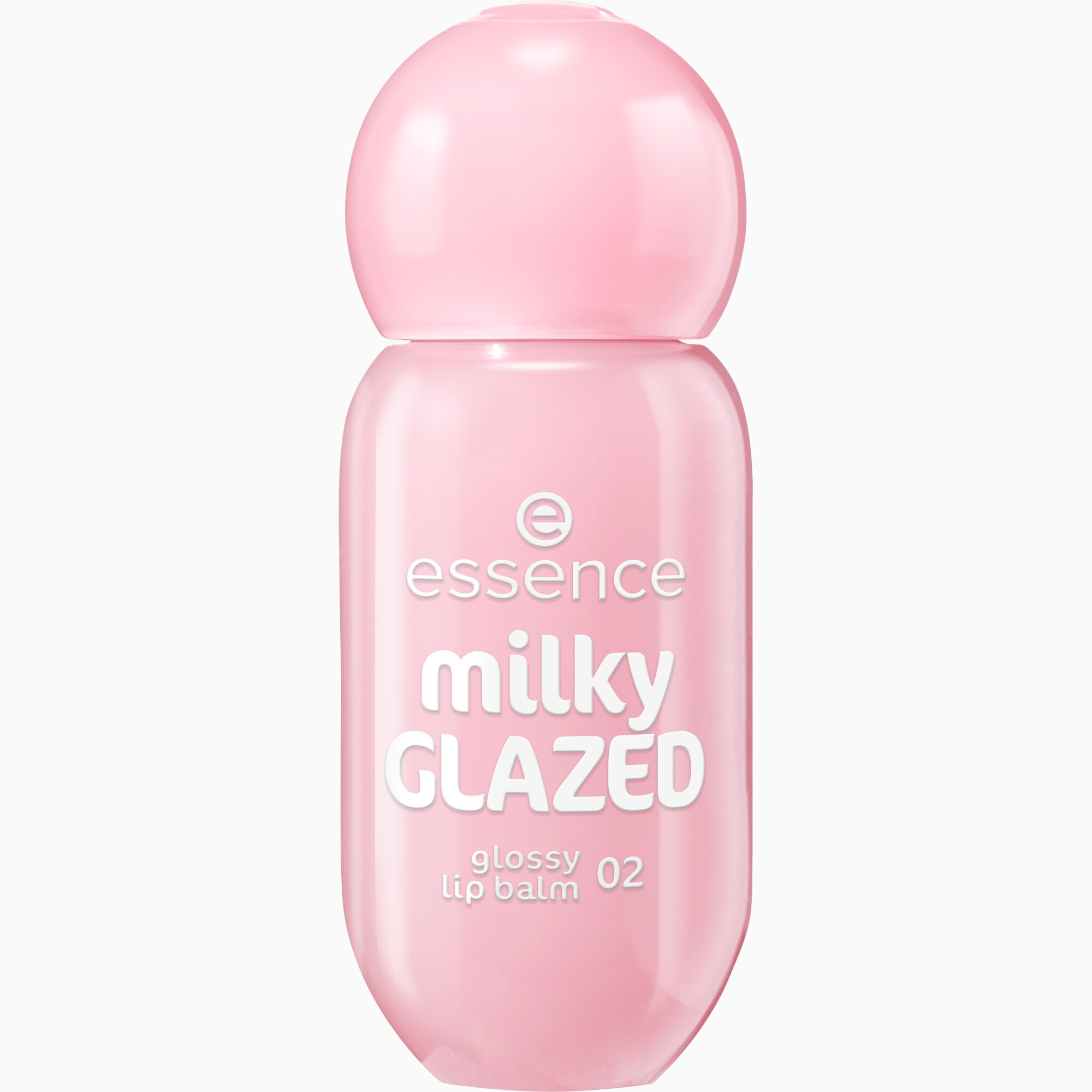 Essence Milky Glazed Balsam strălucitor pentru buze 02 Strawberry Whip
