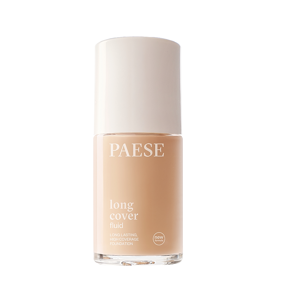 PAESE Long Cover Fluid - Noua formulă: Fond de ten cu acoperire puternică și rezistență îndelungată 0,5 Ivory