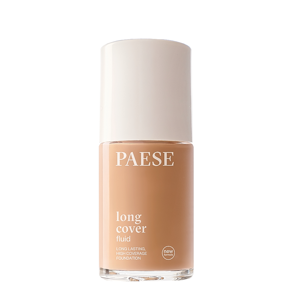 PAESE Long Cover Fluid - Noua formulă: Fond de ten cu acoperire puternică și rezistență îndelungată, nuanța 02 Natural