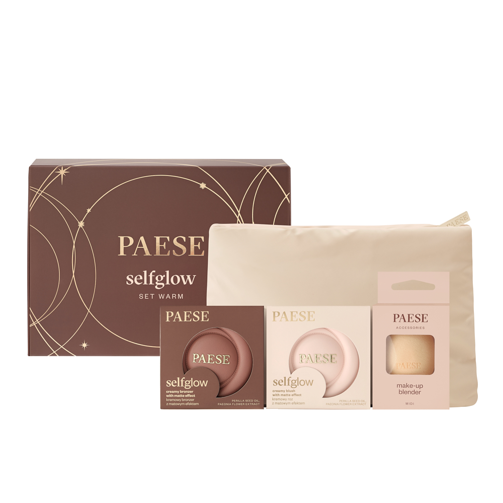 PAESE Set de produse cosmetice pentru machiaj Selfglow Set Warm