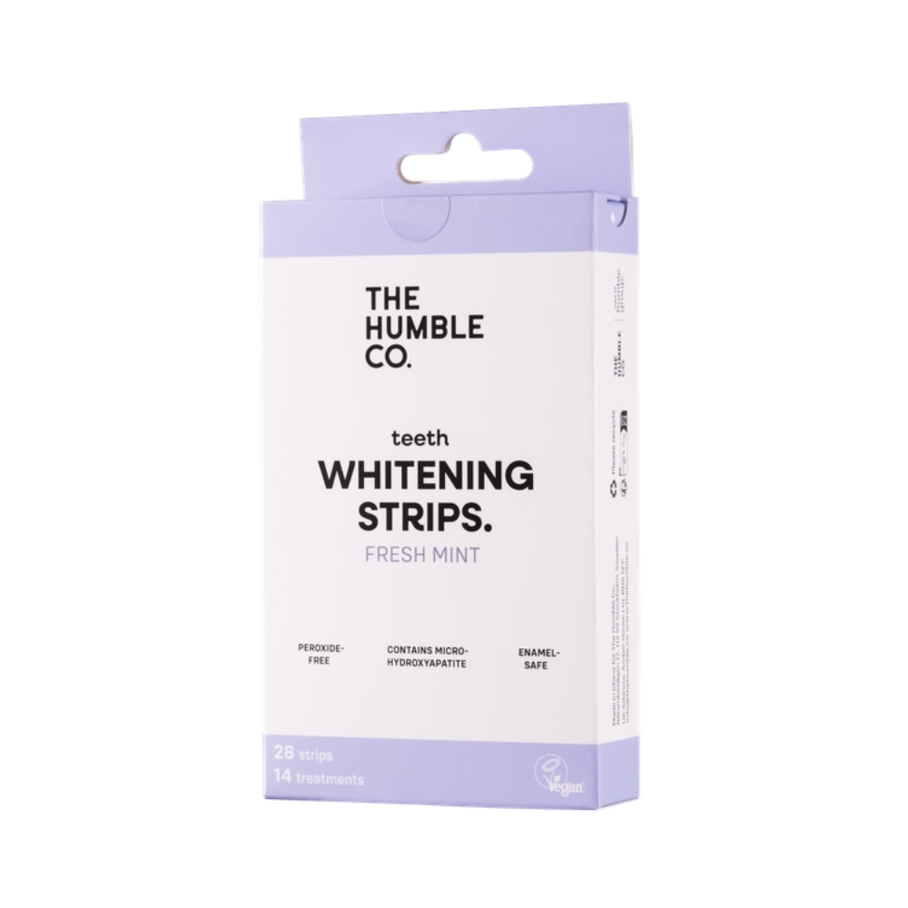 The Humble Co. Benzi pentru albirea dinților Fresh Mint, 28 de bucăți