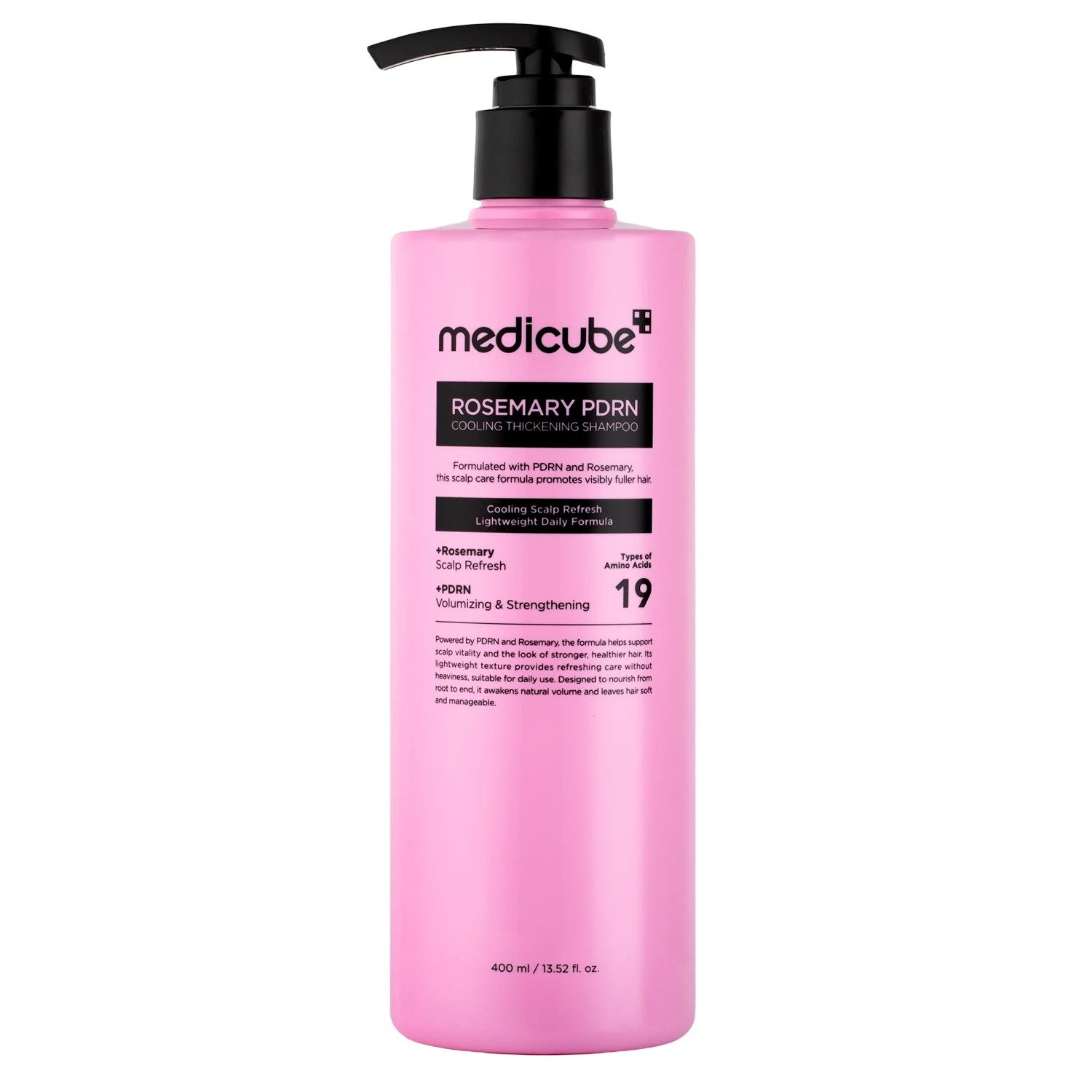 Medicube Rosemary PDRN Cooling Thickening Shampoo - Șampon împotriva căderii părului 400 ml