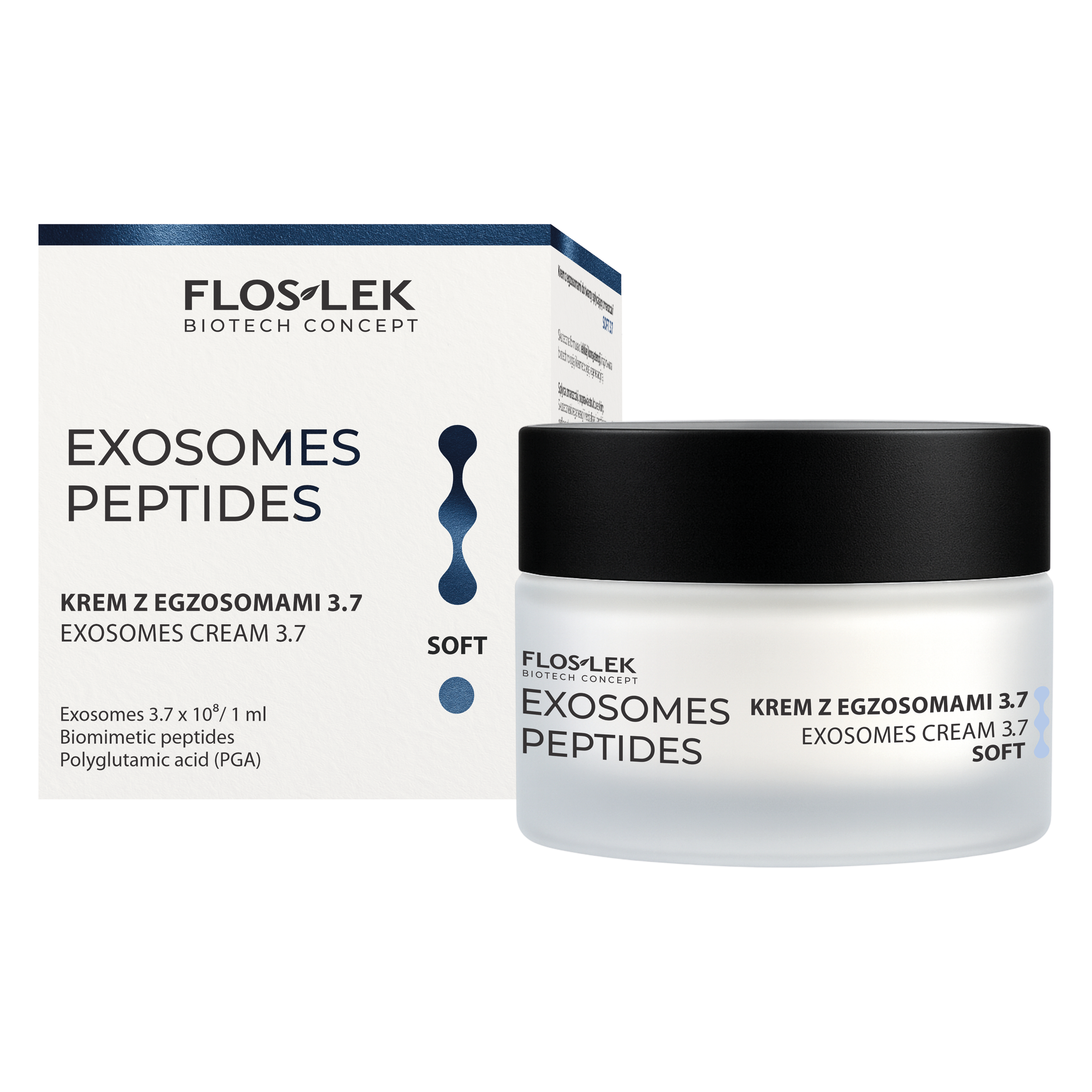 Floslek Biotech Concept Cremă de față cu exosomi pentru reducerea ridurilor Soft 3.7 50 ml