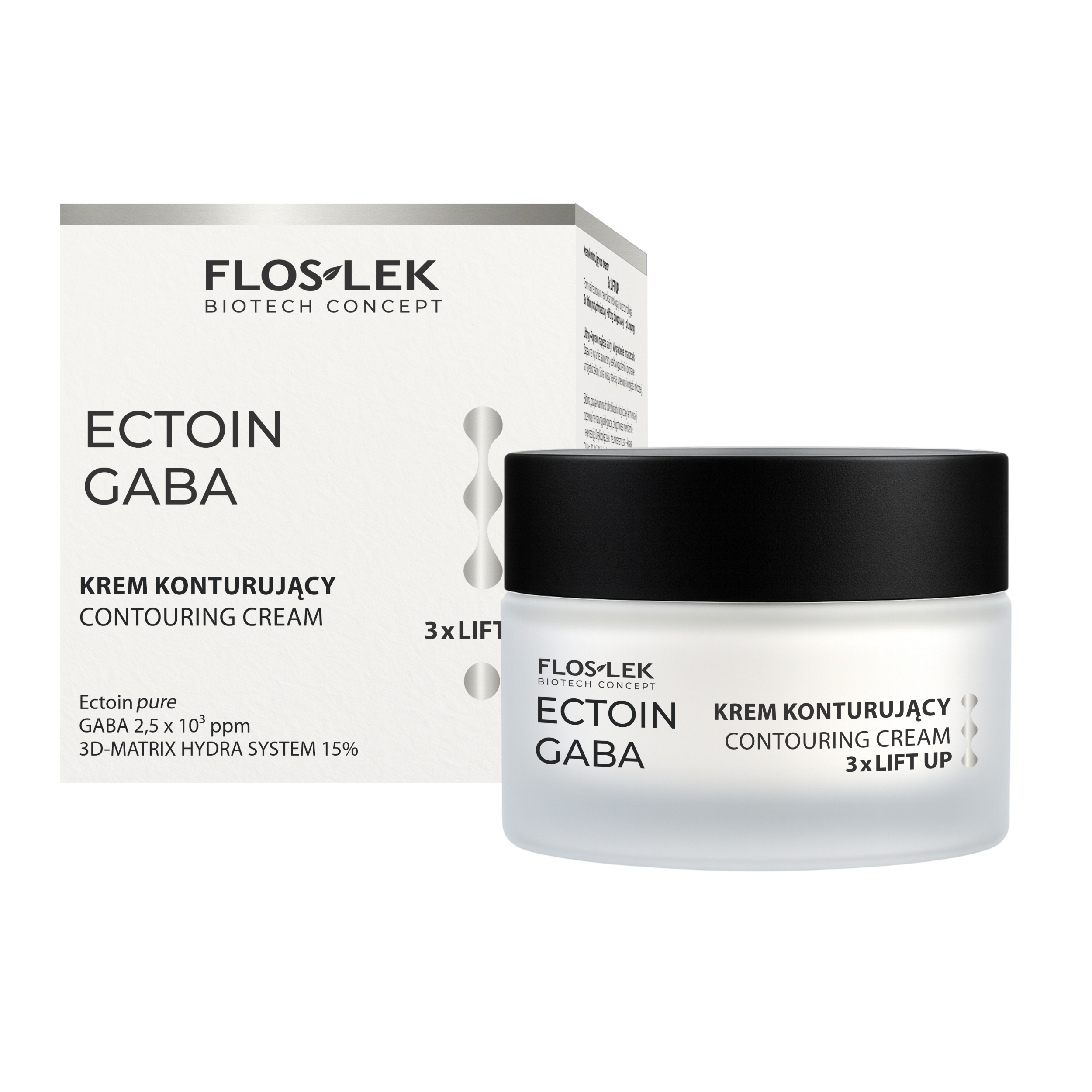Floslek Biotech Concept Cremă de conturare pentru față 3 x Lift Up 50 ml