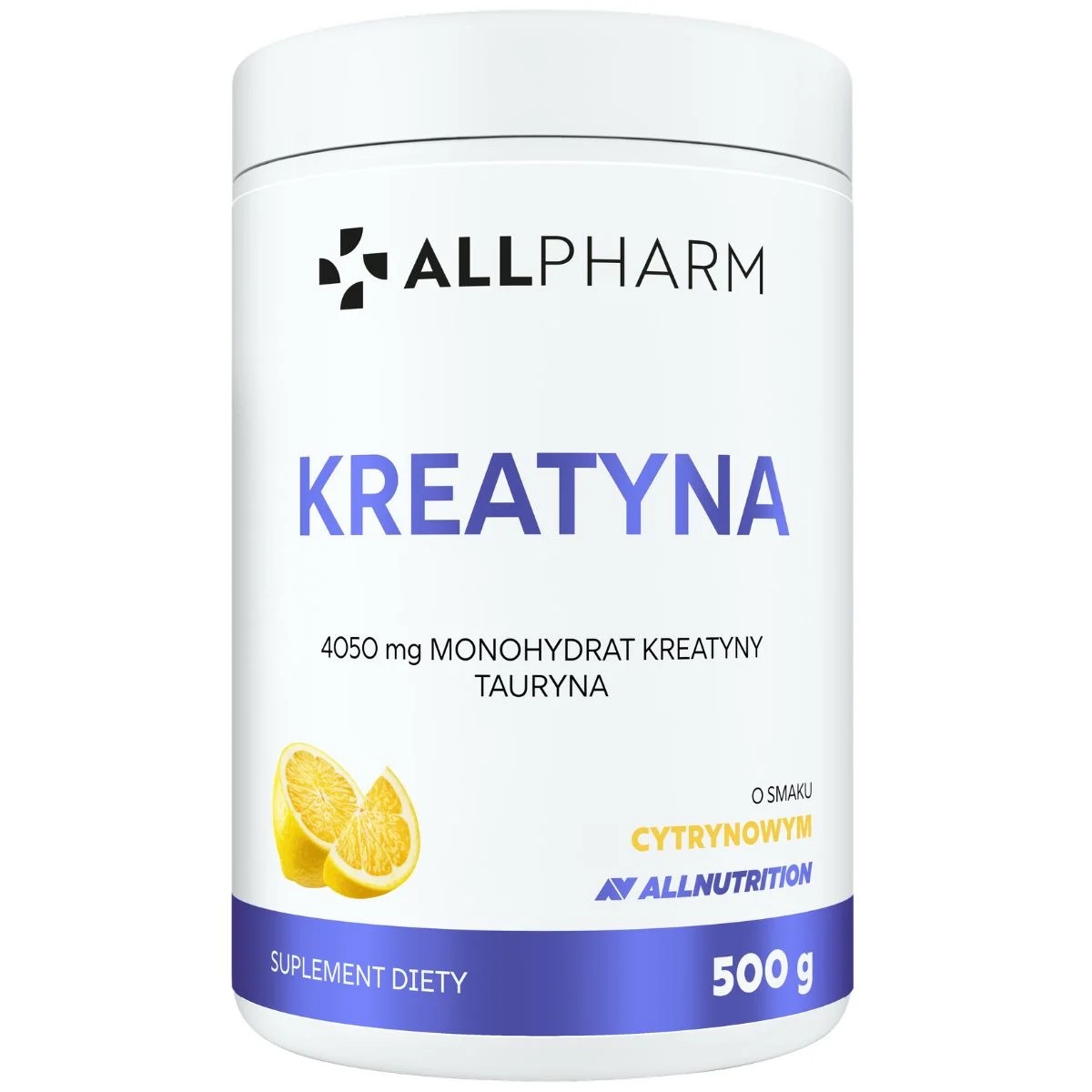ALLNUTRITION Allpharm Creatină - supliment alimentar cu aromă de lămâie, 500 g