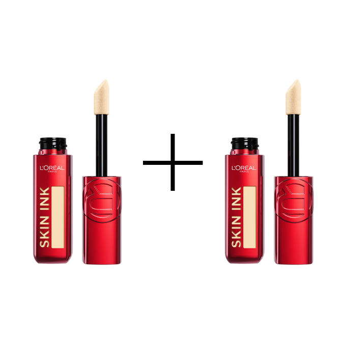 L'Oréal Infaillible Skin Ink Fond de ten 100 Warm 1+1