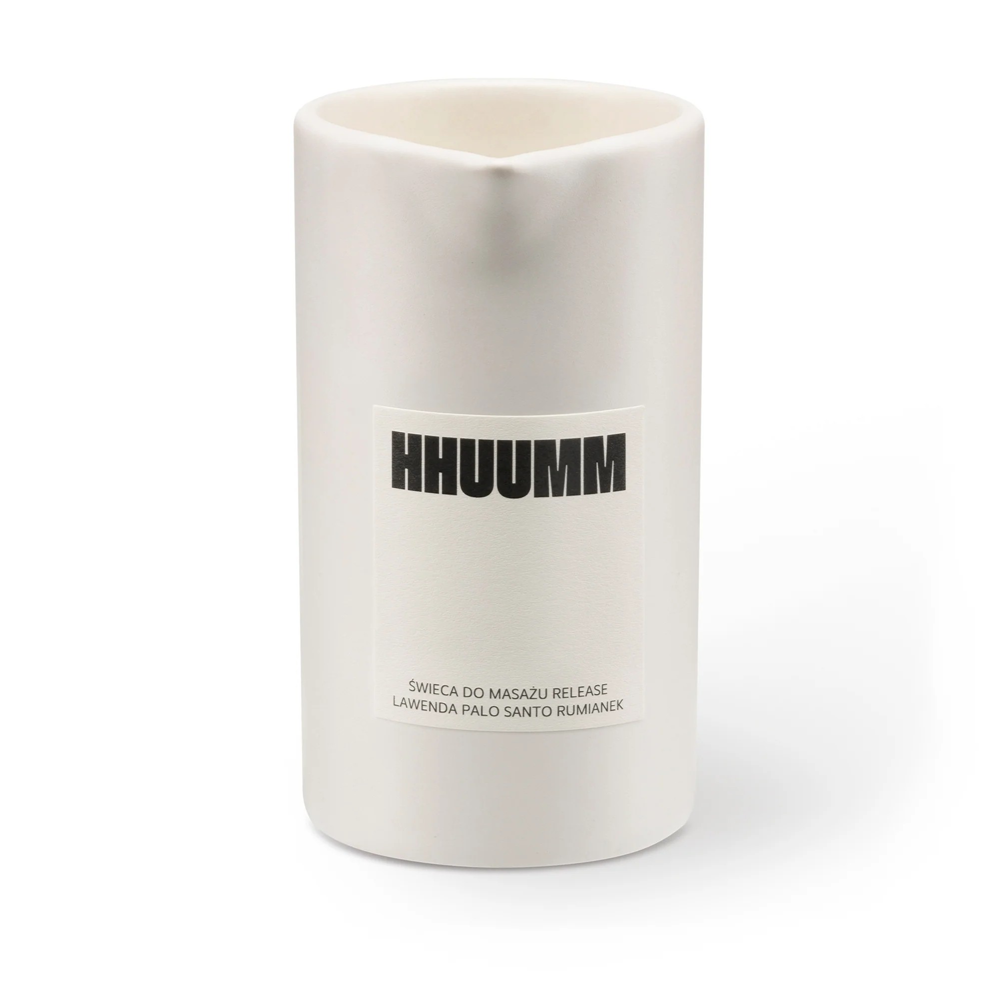 HHUUMM Lumânare de masaj Release cu lavandă, Palo Santo și mușețel, 210 g