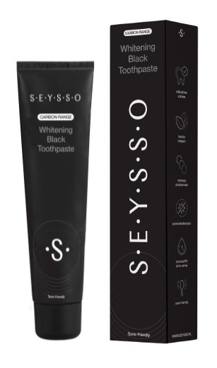 SEYSSO Whitening Black Pastă de dinți de albire 75ml