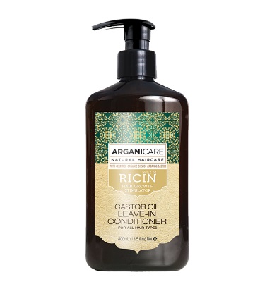 Arganicare Stimularea creșterii părului de ricin Balsam fără clătire 400ml