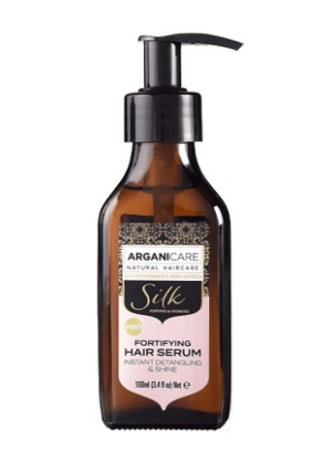 Serul de păr Arganicare Silk pentru descurcare rapidă și strălucire 100ml