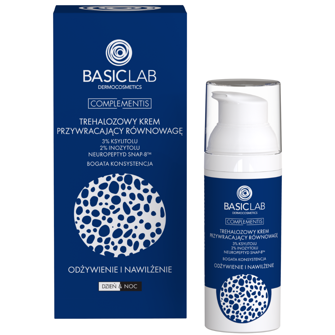 BasicLab Trehalose Trehalose Restoring Cream Consistență bogată 50ml