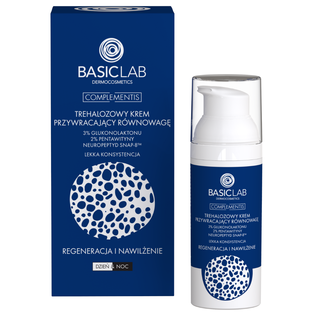 BasicLab Trehalose Trehalose Restoring Balance Cream Light Texture 50ml