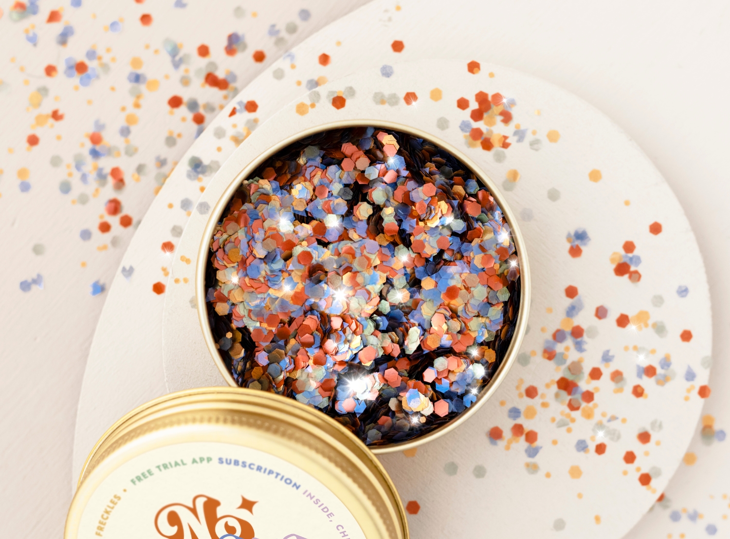 Ministerul de săpun bun Bio Brocart de săpun pentru față și corp Rainbow Freckles